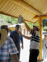 Weighing fish for Derby