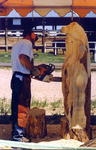 Chain saw artist