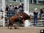 Bull Riding. Photo by Pinedale Online.