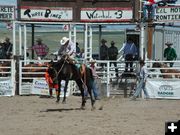 Saddle Bronc Riding. Photo by Pinedale Online.