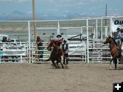 Saddle Bronc Riding. Photo by Pinedale Online.
