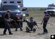 Roping Practice. Photo by Pinedale Online.