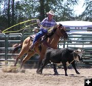 Cowboy Roping. Photo by Pinedale Online.