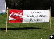 Welcome runners. Photo by Pinedale Online.