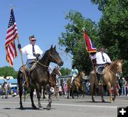 Chuckwagon Days Parade. Photo by Pinedale Online.