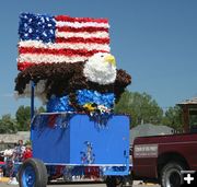 Town of Big Piney float. Photo by Pinedale Online.