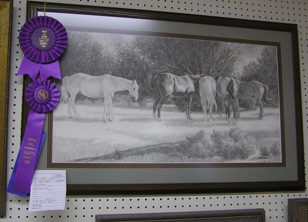 Artwork Award. Photo by Dawn Ballou, Pinedale Online.
