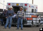 Judges & Ambulance. Photo by Dawn Ballou, Pinedale Online.