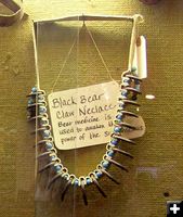 Black Bear Claw Necklace. Photo by Dawn Ballou, Pinedale Online!.
