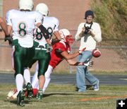 Big Piney 14 - Pinedale 6. Photo by Clint Gilchrist, Pinedale Online.