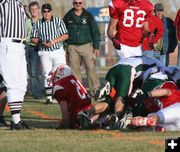 Big Piney 20 - Pinedale 6. Photo by Clint Gilchrist, Pinedale Online.