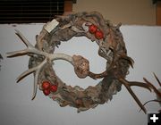 NOLS wreath. Photo by Dawn Ballou, Pinedale Online.