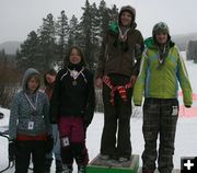 7th-8th Female Skiers. Photo by Pam McCulloch.