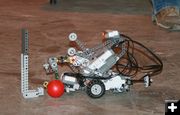 David's robot. Photo by Dawn Ballou, Pinedale Online.