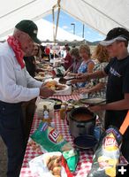 Great Food. Photo by Dawn Ballou, Pinedale Online.