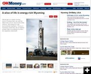 Natural Gas Drill Rig. Photo by Money.CNN.com.