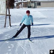 Danielle Turk-Bly. Photo by Bob Barrett, Pinedale Ski Education Foundation.