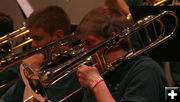 Trombones. Photo by Pam McCulloch, Pinedale Online.