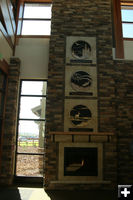 Fireplace. Photo by Dawn Ballou, Pinedale Online.