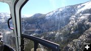 View from chopper window. Photo by Fremont County Sheriff's Office.