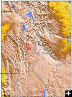 4.1 Earthquake in Upper Green River Valley. Photo by USGS.