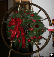 Gayle's Wreath. Photo by Dawn Ballou, Pinedale Online.