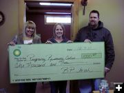 BP donation. Photo by Pregnancy Resource Center.