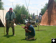 Kids games. Photo by Clint Gilchrist, Pinedale Online.