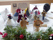 Clothespin dolls. Photo by Dawn Ballou, Pinedale Online.
