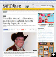 Casper Star-Tribune article. Photo by Pinedale Online.