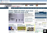 Fox News front page story. Photo by Pinedale Online.