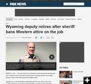 Fox News story. Photo by Pinedale Online.