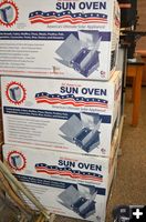 Solar ovens. Photo by Terry Allen.