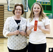 Junior Performance Individual - 2nd Place. Photo by Dawn Ballou, Pinedale Online.