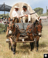 American Fur Company wagon. Photo by Clint Gilchrist, Pinedale Online.