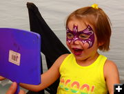 Face Painting Surprise. Photo by Terry Allen.