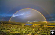 Half Moon Double Rainbow. Photo by Dave Bell.