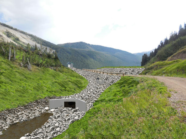 Downstream view. Photo by Bridger-Teton National Forest.