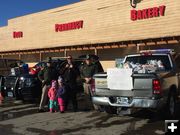 Cram the Cruiser Food Drive. Photo by Sublette County Sheriff's Office.