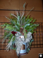 Jay Fear Real Estate wreath. Photo by Dawn Ballou Pinedale Online.