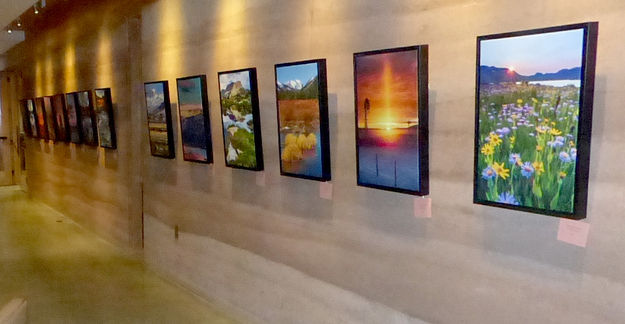 Photography Exhibit. Photo by Dawn Ballou, Pinedale Online.