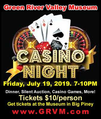Casino Night July 19 2019. Photo by Green River Valley Museum.