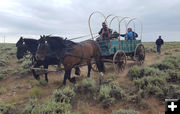Wagon Ride. Photo by Clint Gilchrist, Sublette County Historical Society.