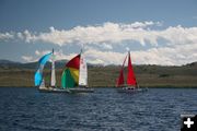 More colorful sails. Photo by Mindi Crabb.