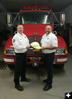New Daniel Fire Chief. Photo by Sublette County Unified Fire.