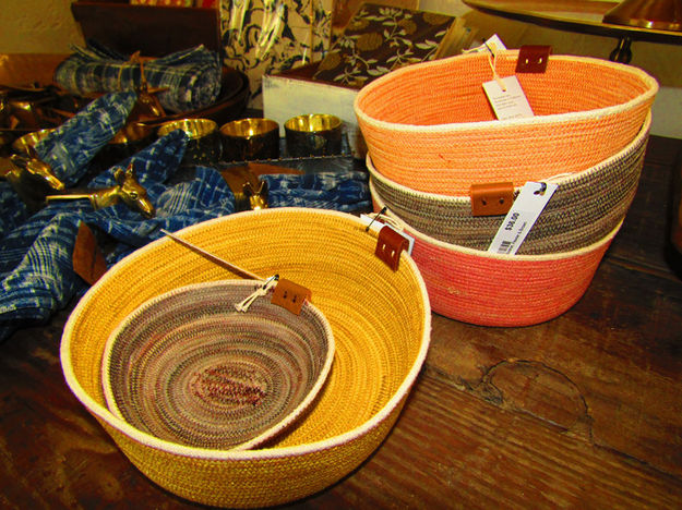 Handmade Baskets. Photo by Dawn Ballou, Pinedale Online.