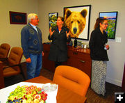 Dave Bell Artist Reception. Photo by Dawn Ballou, Pinedale Online.