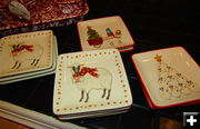 Mini Holiday Serving Trays. Photo by Dawn Ballou, Pinedale Online.