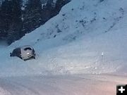 Avalanche in Hoback Canyon. Photo by Sublette County Emergency Management.