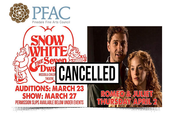 Shows Cancelled. Photo by Pinedale Fine Arts Council.